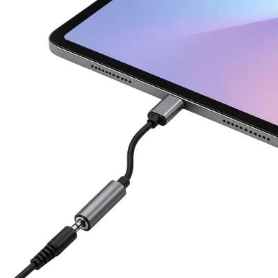 Cabo Adaptador USB-C para P2 3,5mm MDM Fone Microfone Auxiliar 10cm Compatibilidade com Dispositivos