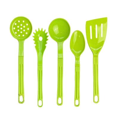 Jogo de Utensilios D-TJ Nylon Resistente Ate 180 graus C para Cozinha Verde Talheres Juliana
