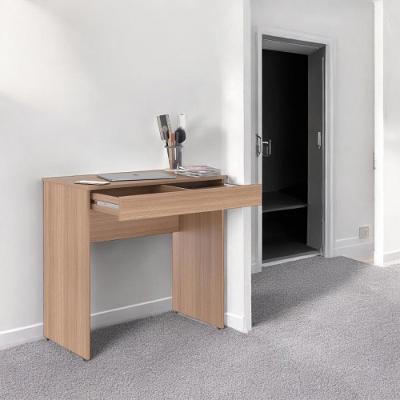 Mesa para Computador Paris Montana 1 Gaveta com Divisoria MDP 90cm Marrom Mobiliar Home Shop