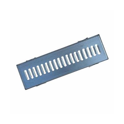 Ralo Grelha Linear GEZ002OM com Caixilho em Aco Galvanizado 15x50cm Inox Ouro Minas