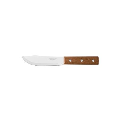 Faca para Cozinha Dynamic 5 Polegadas Lâmina Aço Inox Cabo Madeira Natural Tramontina