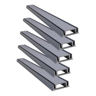 Kit 5 Grelha Linear Invisivel Oculta 3255X5GDA com Caixilho Cinza GDA Industria e Distribuidora