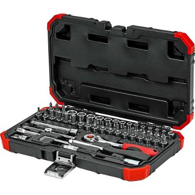 Jogo de Soquetes e Acessorios Gedore Red 1-4 46 Pecas Aco Cromo Vanadio Gedore