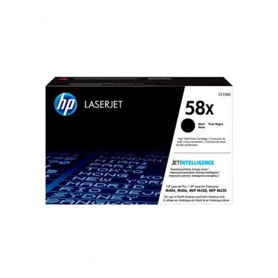 Cartucho de Toner Laser CF258X 58X Alto Rendimento 10000 Paginas Preto HP