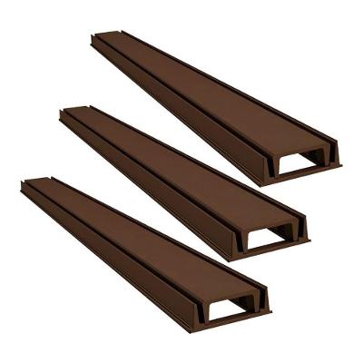 Kit 3 Grelha Linear Invisivel 3257X3GDA com Caixilho Marrom para Drenagem GDA Industria