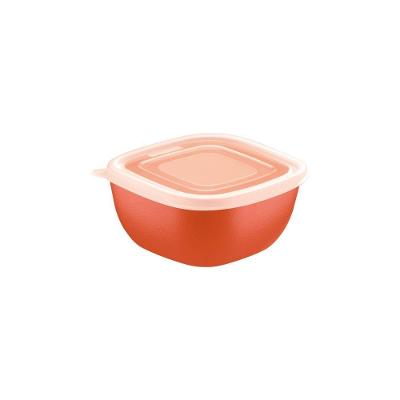 Pote Mixcolor 300ML para Lanches em Polipropileno Antimicrobiano Uso Doméstico Laranja Ipê