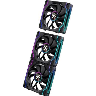 Kit Cooler Fan para PC Twister Unifan Wireless com Iluminacao ARGB Preto Fortrek