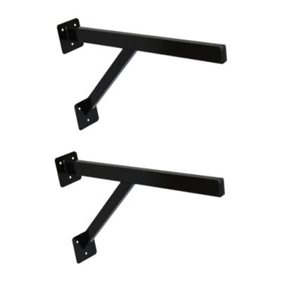 Suporte para Parafusar E-047.PR.2UND.OM Kit 2 Pias Bancadas Marmore Preto Ouro Minas