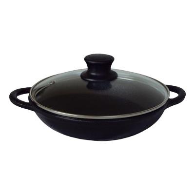 Panela Parmegiana 905RIG Ferro com Tampa de Vidro 20cm para Forno e Fogao Rig Fundidos