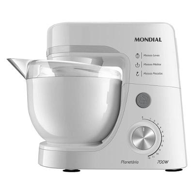 Batedeira Planetaria Mondial BP03 4,5L 700W 12 Velocidades Branco 220V