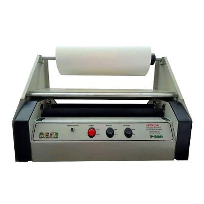 Plastificadora P280 Bivolt para Crachá e Oficio com Bobina BOPP Fosco 24cm MR Máquinas