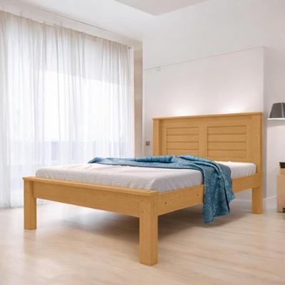Cama Casal Luz Naturalle Confortavel Moderna MDF-MDP Marrom Framar