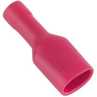 Terminais de Conexao Fast Femea 1,5MM2 X 6,35MM em Cobre Estanhado e Nylon Vermelho Tramontina