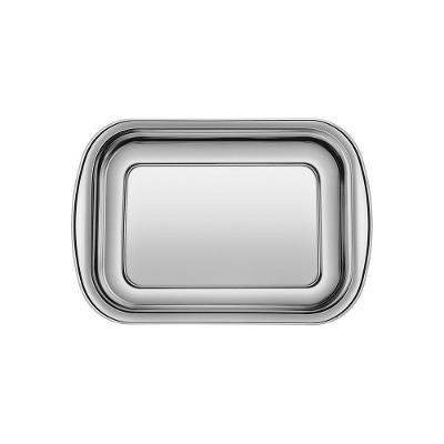 Assadeira Retangular Cosmos 294 X 192mm em Aco Inox Acabamento em Brilho Tramontina