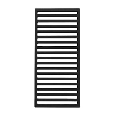 Ralo Grelha de Ferro Fundido 4231FG para Esgoto e Escoamento Externo Preto 50x100cm