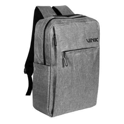 Mochila para Notebook VKBAG011 Slim com Porta USB e Compartimento Acolchoado Cinza Vinik