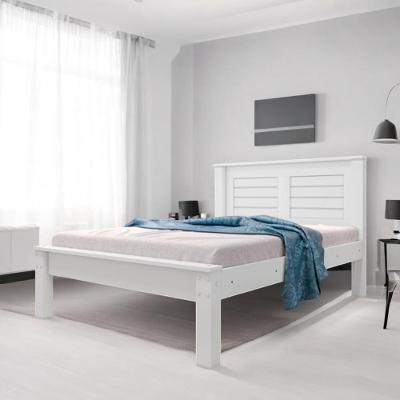 Cama Casal Luz Confortavel MDF-MDP Branco para Colchao 128x188 Framar