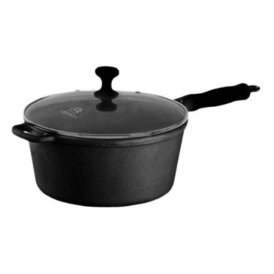 Cacarola 93857-LB Ferro Fundido Cabo Silicone Preto Tampa Vidro 1,7L Libaneza