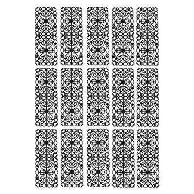 Kit 15 Grades de Ferro Fundido Ramada para Sacada Varanda Escada 95x36cm Fundição Unicláudio