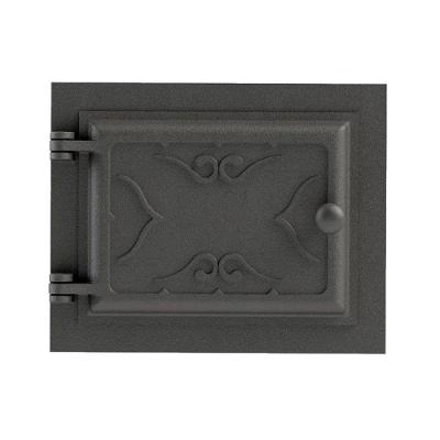 Porta Cinzeiro Fornalha 99877LB em Ferro para Lareira 19x25cm Preto Libaneza