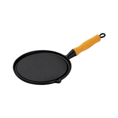 Bifeteira Chapa Redonda Lisa 11924LB Ferro Fundido 23cm para Fogao Gas Eletrico Lenha Ceramico