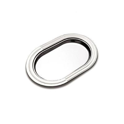 Travessa Rasa Oval Ciclo para Servir Aco Inox para Mesa 30,2 X 20,9cm Tramontina