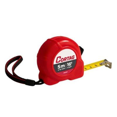 Trena de Aco 5 Metros X 19mm Abs Blister com Trava para Uso Profissional Cortag