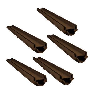 Kit 5 Grelha Linear Invisivel 3257X5GDA para Drenagem com Caixilho Marrom GDA Industria