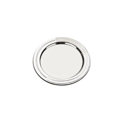 Prato Redondo Ciclo 20cm Aco Inox Acabamento Brilhante para Servir Refeicoes Tramontina