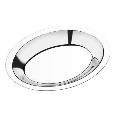 Travessa Funda em Aco Inox 26,3 X 20,3 X 3,5cm para Servir Alimentos Prata Tramontina