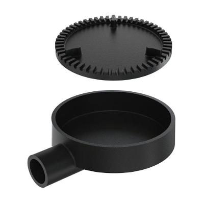 Queimador Palmatoria Curto Libaneza 93502E12718LB para Fogao Industrial Ferro Fundido 13cm