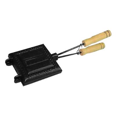 Sanduicheira 148RIG Pao de Forma Simples para Sanduiche Cabo em Aco Espiral para Churrasqueira Rig