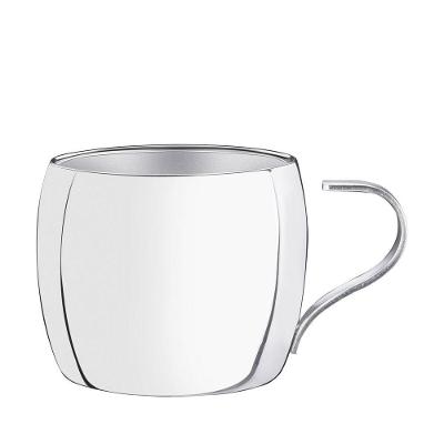Xícara para Café Expresso Cup 80ML Aço Inox Paredes Duplas Alto Brilho Tramontina