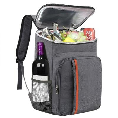 Mochila Térmica Viagem Impermeável Cinza Cheguei BR com Isolamento para Alimentos e Bebidas