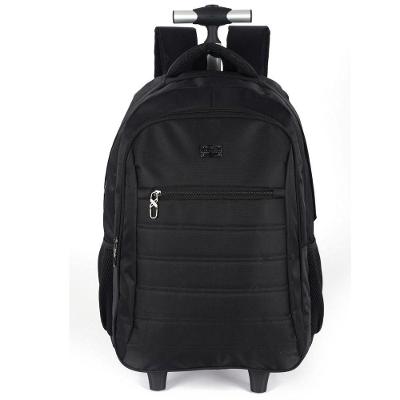 Mochila Notebook Rodinhas Polo King Chicago Poliester Impermeavel 46x31x15cm Preto Unissex