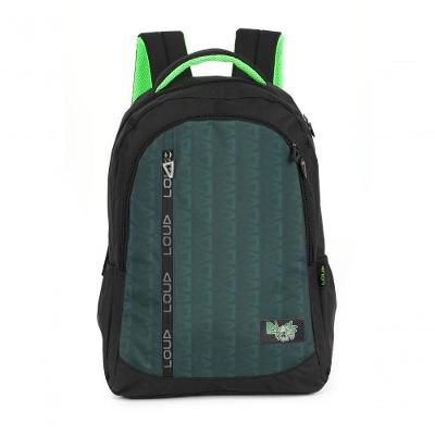 Mochila Escolar Luxcel MS50235LD Poliester 18 Polegadas Verde Juvenil Masculino