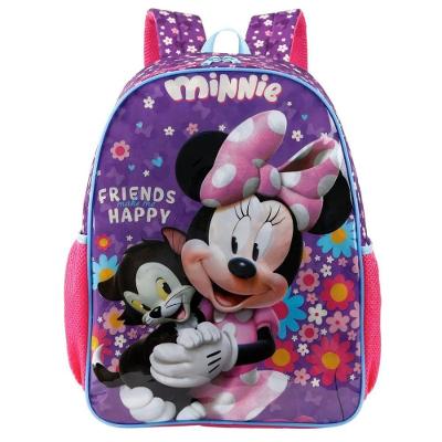 Mochila Escolar Xeryus Minnie Friends Juvenil Poliéster 16 Vermelho Infantil