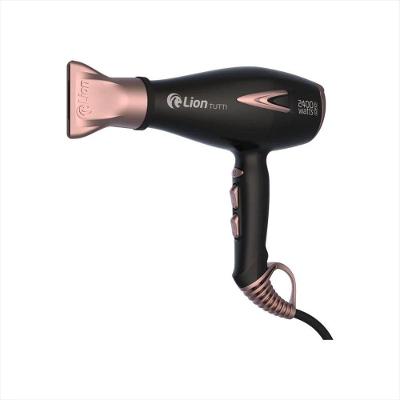 Secador de Cabelo Tutti Rosé 2400W Turmalina 5 Temperaturas Rosê Lion do Brasil 220V
