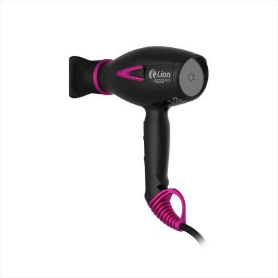 Secador de Cabelo Aero Pro Pink 2150W Iônico 5 Temperaturas Rosa Lion do Brasil 220V