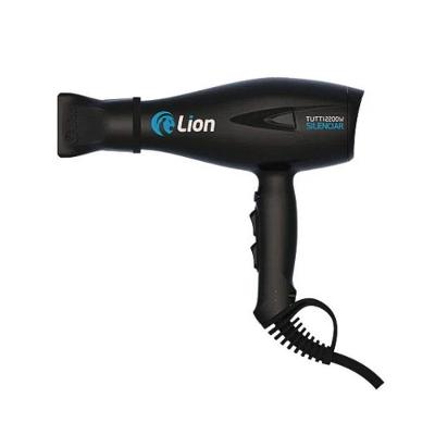 Secador de Cabelo Tutti Silenciar 2200W Tourmaline 5 Temp Preto Lion do Brasil 110V