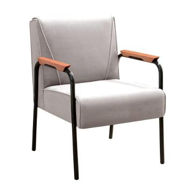 Poltrona Jade Decorativa para Sala de Estar Suede com Espuma D26 Bege 080 Bella Decor
