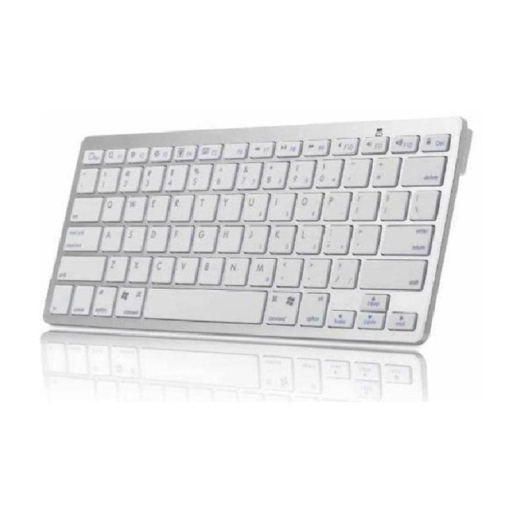 Mini Teclado Bluetooth Para Tablet E Smartphone Prata - 3
