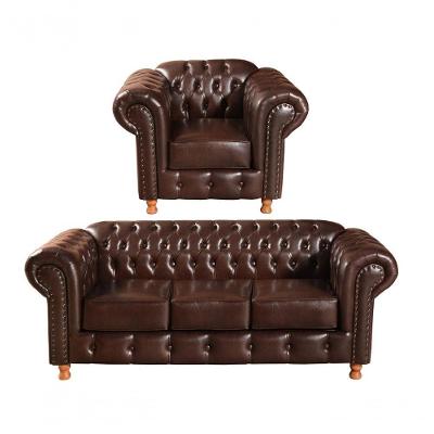 Conjunto de Sofás Luis XV 4 Lugares Couríssimo Café Bella Decor