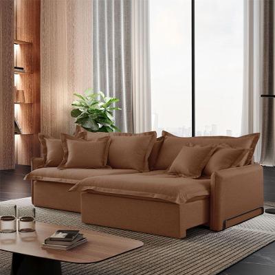 Sofá Cama B020 3 Lugares Retrátil e Reclinável 230cm Terra Meu Sofá Online
