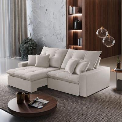 Sofá Império A302 3 Lugares Retrátil e Reclinável 210cm Branco Meu Sofá Online