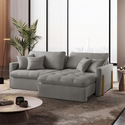 Sofá Cama A230 Lisboa 3 Lugares Retrátil e Reclinável 260cm Cinza Meu Sofá Online