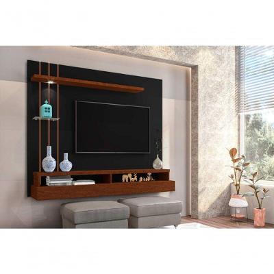 Painel Tv Eros Preto/canela - Vrk Comercio On-line