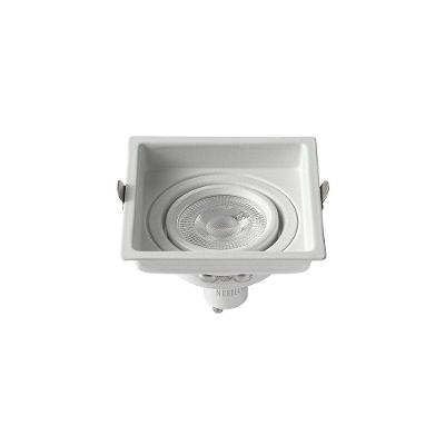 Spot de Embutir Recuado Loyo Pro MR16 GU10 Quadrado Branco Nordecor Iluminação