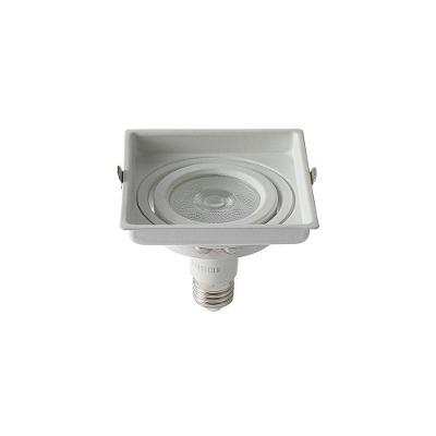 Spot de Embutir Recuado Loyo Pro PAR20 E27 Quadrado Branco Nordecor