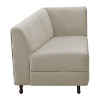 Diva Recamier Heitor 160Cm Lado Esquerdo Linho - Amarena Móveis Bege - 3